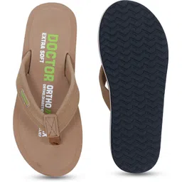 doctor extra soft Men's Stylish Ortho Care Relax Slipper Orthopedic Diabetic Soft Doctor Dr House Men Flip Flops image 5