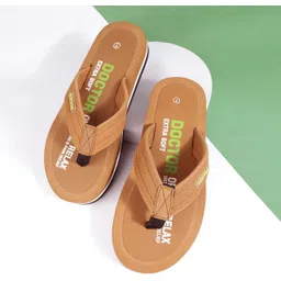 Men's Stylish Ortho Care Relax Slipper Orthopedic Diabetic Soft Doctor Dr House Men Flip Flops-image-4