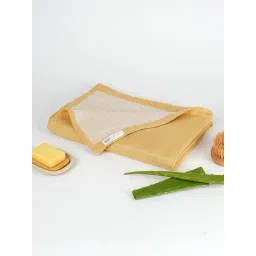 Doctor Towels Aloevera Double Cloth Stripes Yellow Bath Towel-picture-37