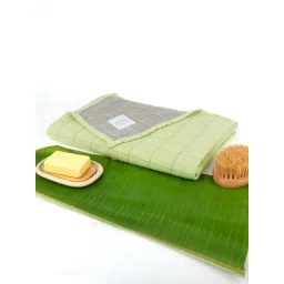 Doctor Towels BanaDouble Cloth Checks Candy Green Bath Towel-picture-31