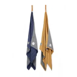 Doctor Towels Navy Banana Viscose Towel Set -Pack of 2-picture-11
