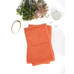 Doctor Towels Pack of 2 Orange 550 GSM Banana Terry Hand Towels-picture-12