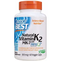 doctor's best Natural Vitamin K2 Mk-7 with Menaq7 100Mcg - 60 Capsules-picture-22