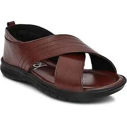 doda Men's Leather Back Open Sandals (UK 6 to UK 13)-picture-23