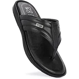 doda Men's PU Leather Slippers – Stylish & Comfortable for Everyday Use-picture-11