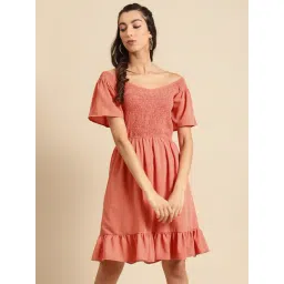DODO & MOA Peach A Line Dress-picture-20