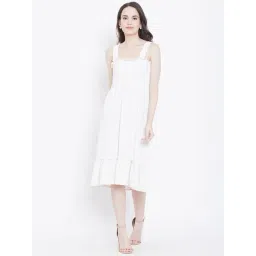 DODO & MOA White A-Line Dress-picture-48
