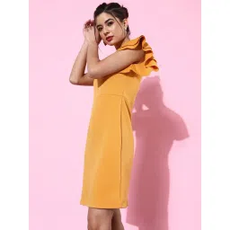 DODO & MOA Yellow Shift Dress-picture-43