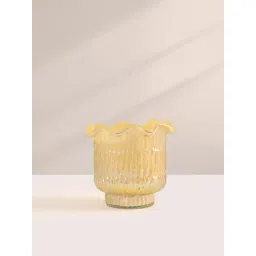 Doft Flower Cut Yellow Soy Wax Votive Candle-picture-38