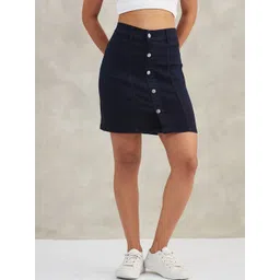 DOLCE CRUDO A-Line Knee Length Skirts-picture-41