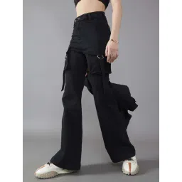 Dolce Crudo Black Flare Fit Jeans-picture-10