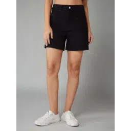 Dolce Crudo Black Flared Fit Shorts-picture-45