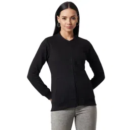 DOLCE CRUDO Black Full Sleeves Jacket-picture-45