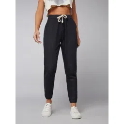 DOLCE CRUDO Black Mid Rise Joggers-picture-43