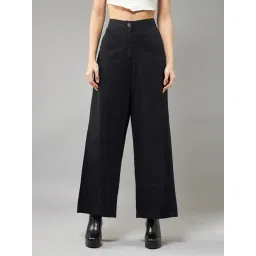 DOLCE CRUDO Black Relaxed Fit High Rise Jeans-picture-36