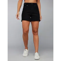 DOLCE CRUDO Black Relaxed Fit Shorts-picture-43