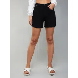 DOLCE CRUDO Black Relaxed Fit Shorts-picture-38