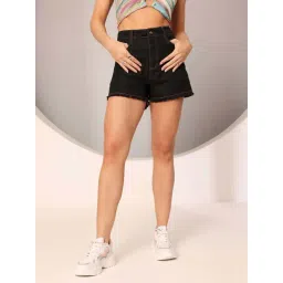 Dolce Crudo Black Relaxed Fit Shorts-picture-34