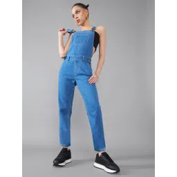 DOLCE CRUDO Blue Dungaree-picture-34