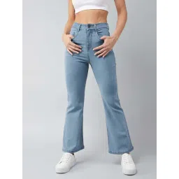Dolce Crudo Blue Flared Fit Jeans-picture-18