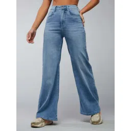 Dolce Crudo Blue Flared Fit Jeans-picture-27