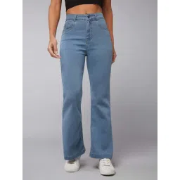 Dolce Crudo Blue Flared Fit Jeans-picture-30