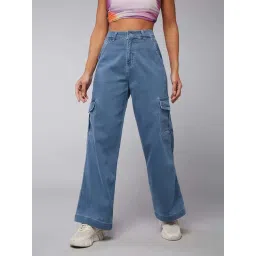 Dolce Crudo Blue Flared Fit Jeans-picture-20