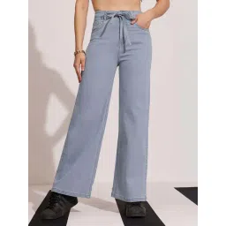 Dolce Crudo Blue Flared Fit Jeans-picture-34