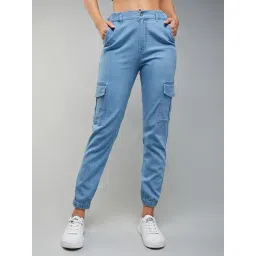 DOLCE CRUDO Blue Regular Fit Joggers-picture-28