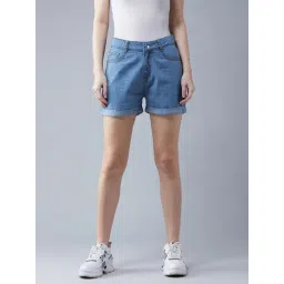 DOLCE CRUDO Blue Relaxed Fit Shorts-picture-31
