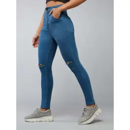 Dolce Crudo Blue Skinny Distressed Jeans-picture-19