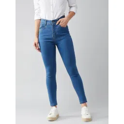 DOLCE CRUDO Blue Skinny Fit Jeans-picture-33