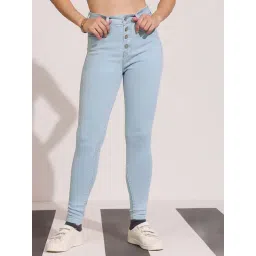 Dolce Crudo Blue Skinny Fit Jeans image 1