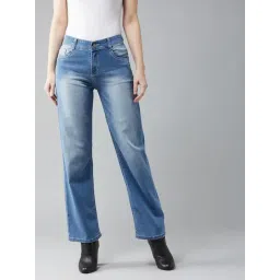 DOLCE CRUDO Blue Straight Fit Jeans-picture-17