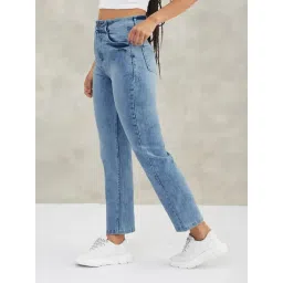 Dolce Crudo Blue Wide Leg Fit Jeans-picture-26