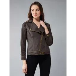 DOLCE CRUDO Green Relaxed Fit Zipper Jacket-picture-48