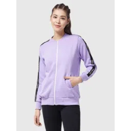 DOLCE CRUDO Lavender Graphic Print Jacket-picture-44