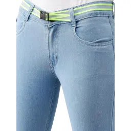 DOLCE CRUDO Light Blue Bootcut Jeans image 5