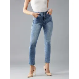 DOLCE CRUDO Light Blue High Rise Jeans-picture-27