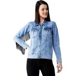 DOLCE CRUDO Light Blue Regular Fit Jacket-picture-38