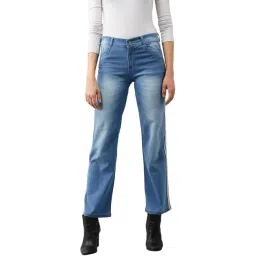 DOLCE CRUDO Light Blue Straight Fit Jeans-picture-22