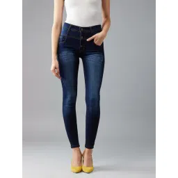 DOLCE CRUDO Navy Distressed Jeans-picture-16