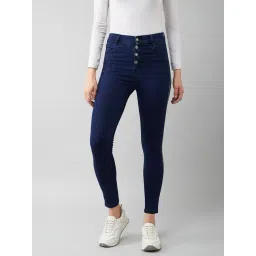 DOLCE CRUDO Navy High Rise Jeans-picture-19