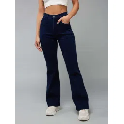 DOLCE CRUDO Navy Plain Jeans-picture-22