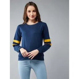 DOLCE CRUDO Navy Regular Fit Pullover-picture-44