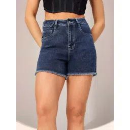 Dolce Crudo Navy Relaxed Fit Shorts-picture-19