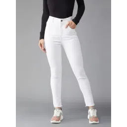 DOLCE CRUDO White Skinny Fit Jeans-picture-39