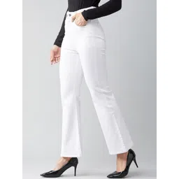 DOLCE CRUDO Women Bootcut High-Rise Stretchable Jeans-image-43