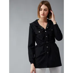 DOLCE CRUDO Women Longline Denim Jacket-picture-10