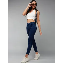 DOLCE CRUDO Women Mid-Rise Stretchable Skinny Fit Jeans-picture-21